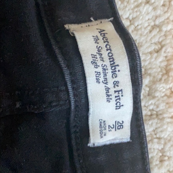 AF Black Jeans with Ripped Hem - Picture 4 of 4